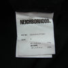 NEIGHBORHOOD ネイバーフッド 22AW 222AQNH-PTM01 1タック アンクル スリムフィット スラックスパンツ ブラック系 S【中古】