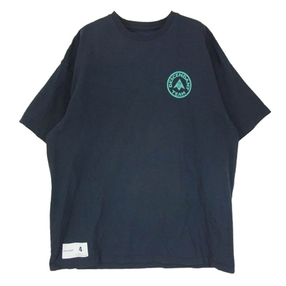 DESCENDANT ディセンダント◇ ロゴ Tシャツ◇ネイビー2(M) DESCENDANT ディセンダント◇ ロゴ Tシャツ◇ネイビー2(M)