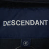 DESCENDANT ディセンダント 23SS TEAM SS TEE DCDT チームロゴ プリント クルーネック 半袖 Tシャツ ネイビー系 4【中古】