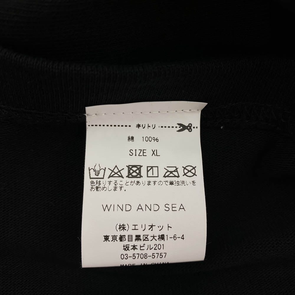 WIND AND SEA ウィンダンシー WDS-CS-279 A32 TRIANGLE ROCKET S/S Cut-Sewn ロケット ショートスリーブ カットソー ブラック系 XL【極上美品】【中古】