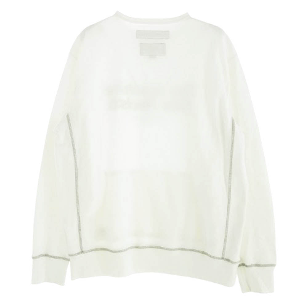 NEIGHBORHOOD ネイバーフッド 18AW 182UWNH-CSM02 B.C./EC-CREW クルーネック スウェット トレーナー ホワイト系 XL【中古】