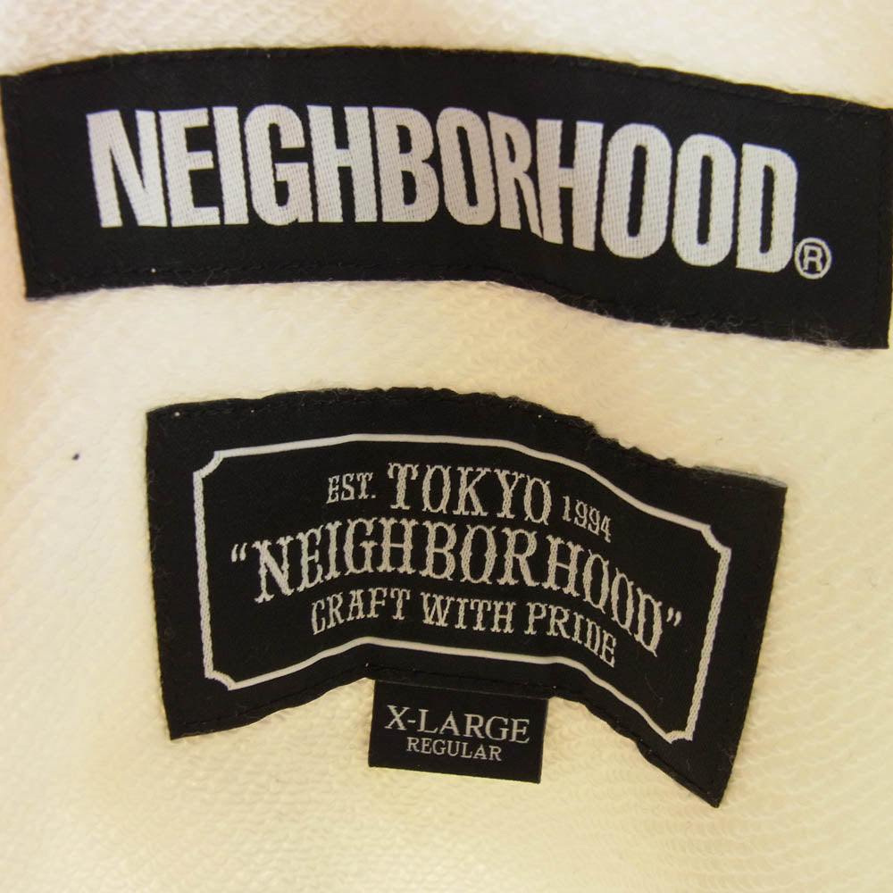 NEIGHBORHOOD ネイバーフッド 18AW 182UWNH-CSM02 B.C./EC-CREW クルーネック スウェット トレーナー ホワイト系 XL【中古】