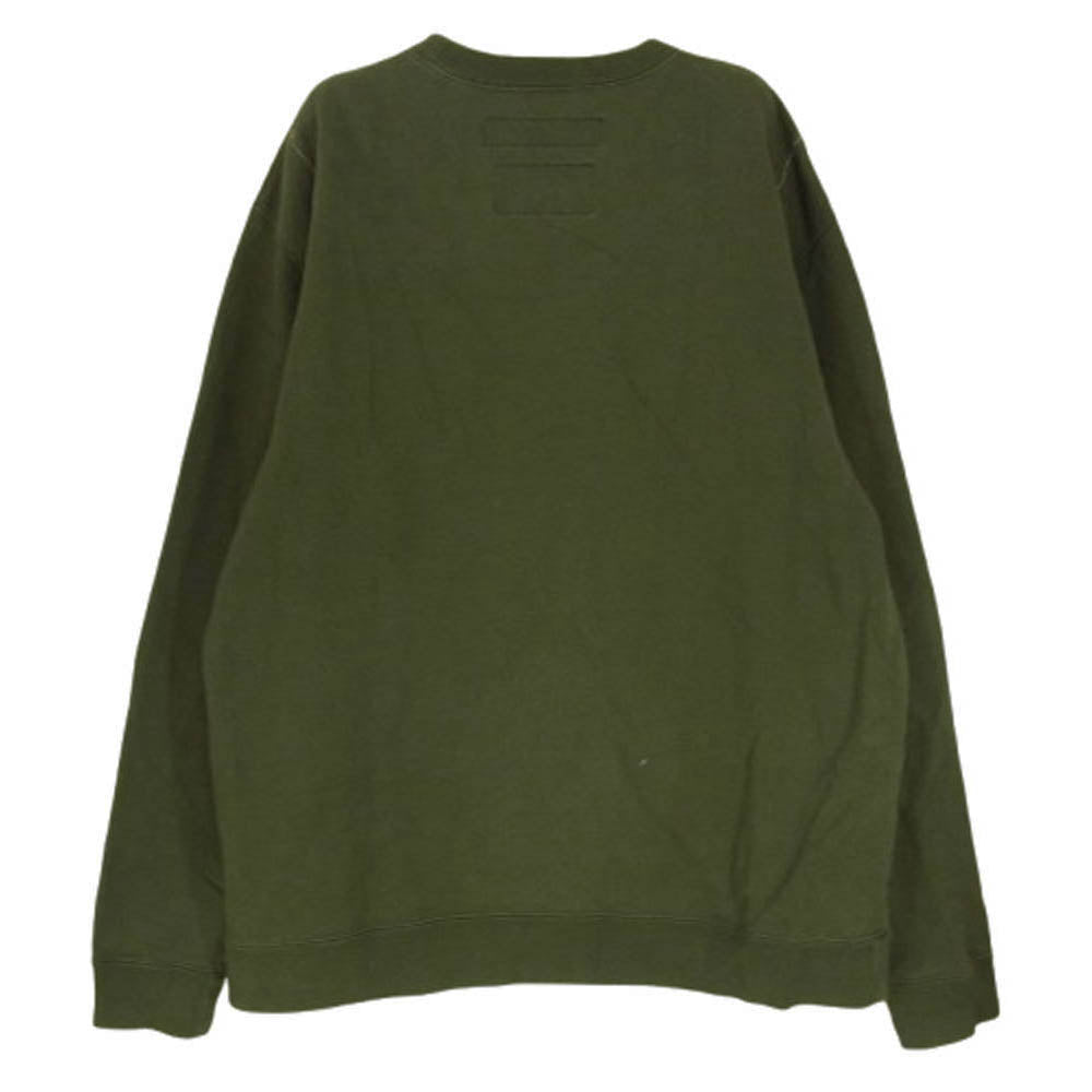 NEIGHBORHOOD ネイバーフッド 19AW 192FPNH-CSM09 SRL.BIO/C-CREW.LS バイオ プリント クルーネック スウェット トレーナー カーキ系 L【中古】