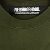 NEIGHBORHOOD ネイバーフッド 19AW 192FPNH-CSM09 SRL.BIO/C-CREW.LS バイオ プリント クルーネック スウェット トレーナー カーキ系 L【中古】