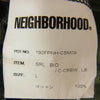 NEIGHBORHOOD ネイバーフッド 19AW 192FPNH-CSM09 SRL.BIO/C-CREW.LS バイオ プリント クルーネック スウェット トレーナー カーキ系 L【中古】