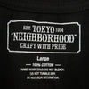 NEIGHBORHOOD ネイバーフッド KOSTAS SEREMETIS コスタスセレメティス NHKS/C-TEE.SS バイク ロゴプリント 半袖 Tシャツ ブラック系 L【中古】