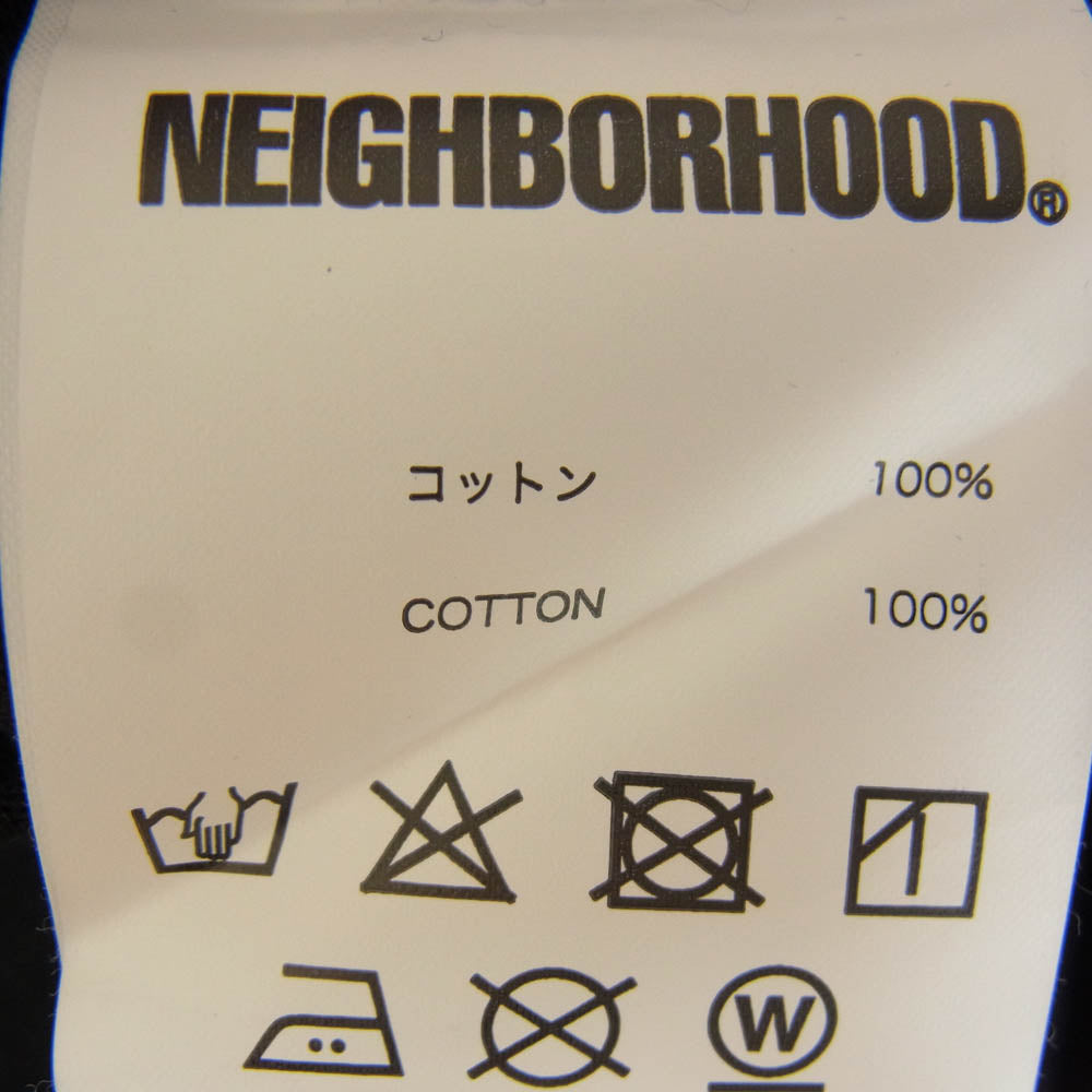 NEIGHBORHOOD ネイバーフッド KOSTAS SEREMETIS コスタスセレメティス NHKS/C-TEE.SS バイク ロゴプリント 半袖 Tシャツ ブラック系 L【中古】