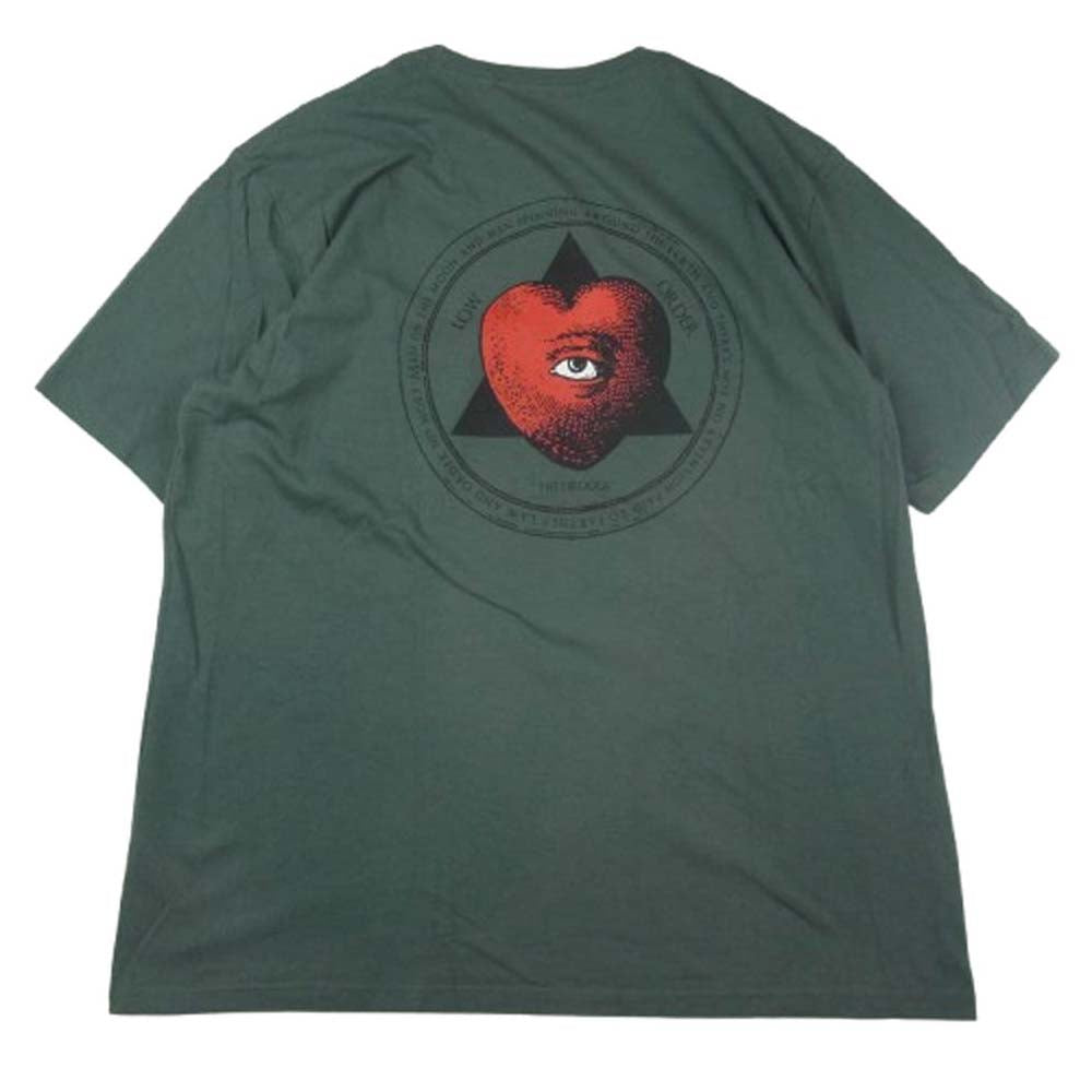 UNDERCOVER アンダーカバー HEART TEE ハート バックプリント 半袖 Tシャツ カーキ系 5【中古】