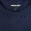 DESCENDANT ディセンダント VORTEX SS TEE ボルテックス クルーネック 半袖 Tシャツ ネイビー系 4【中古】