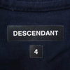 DESCENDANT ディセンダント VORTEX SS TEE ボルテックス クルーネック 半袖 Tシャツ ネイビー系 4【中古】