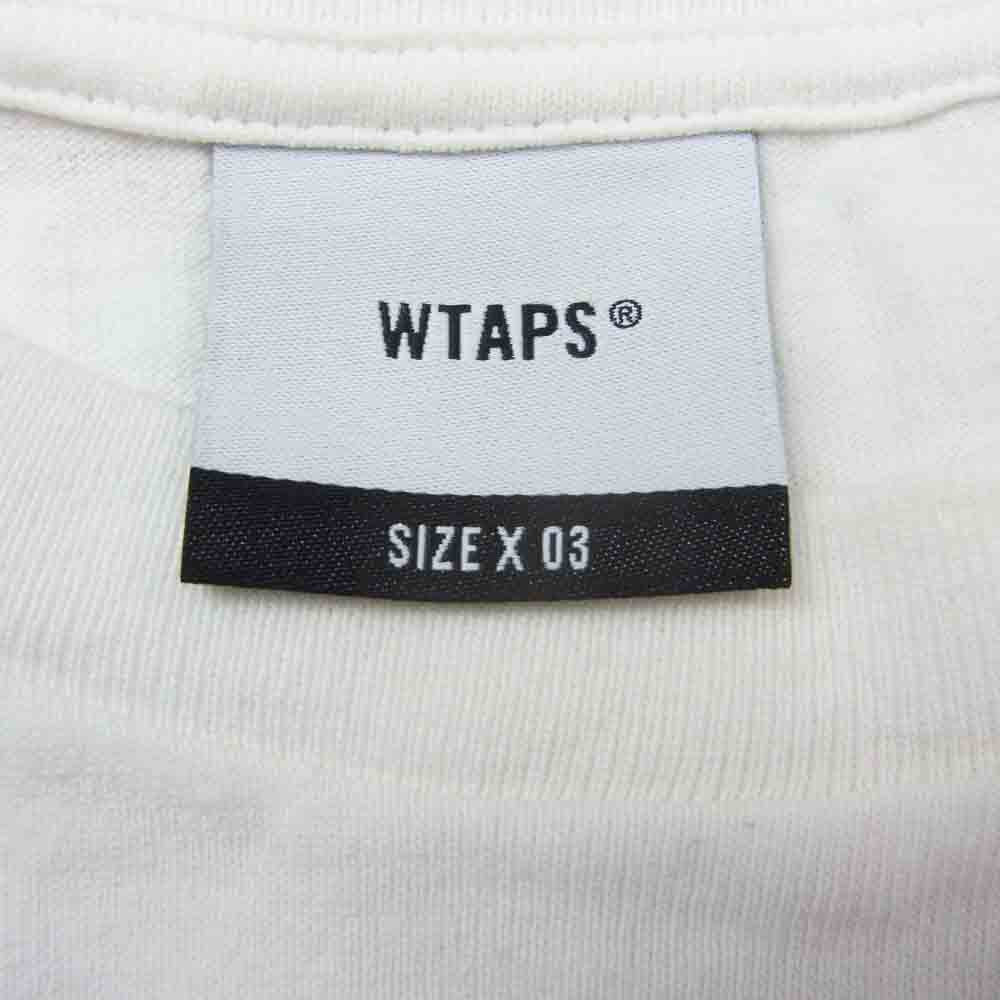 WTAPS ダブルタップス 22SS Urban Territory Tee アーバンテリトリー ロゴプリント クルーネック 半袖 Tシャツ ホワイト系 03【中古】