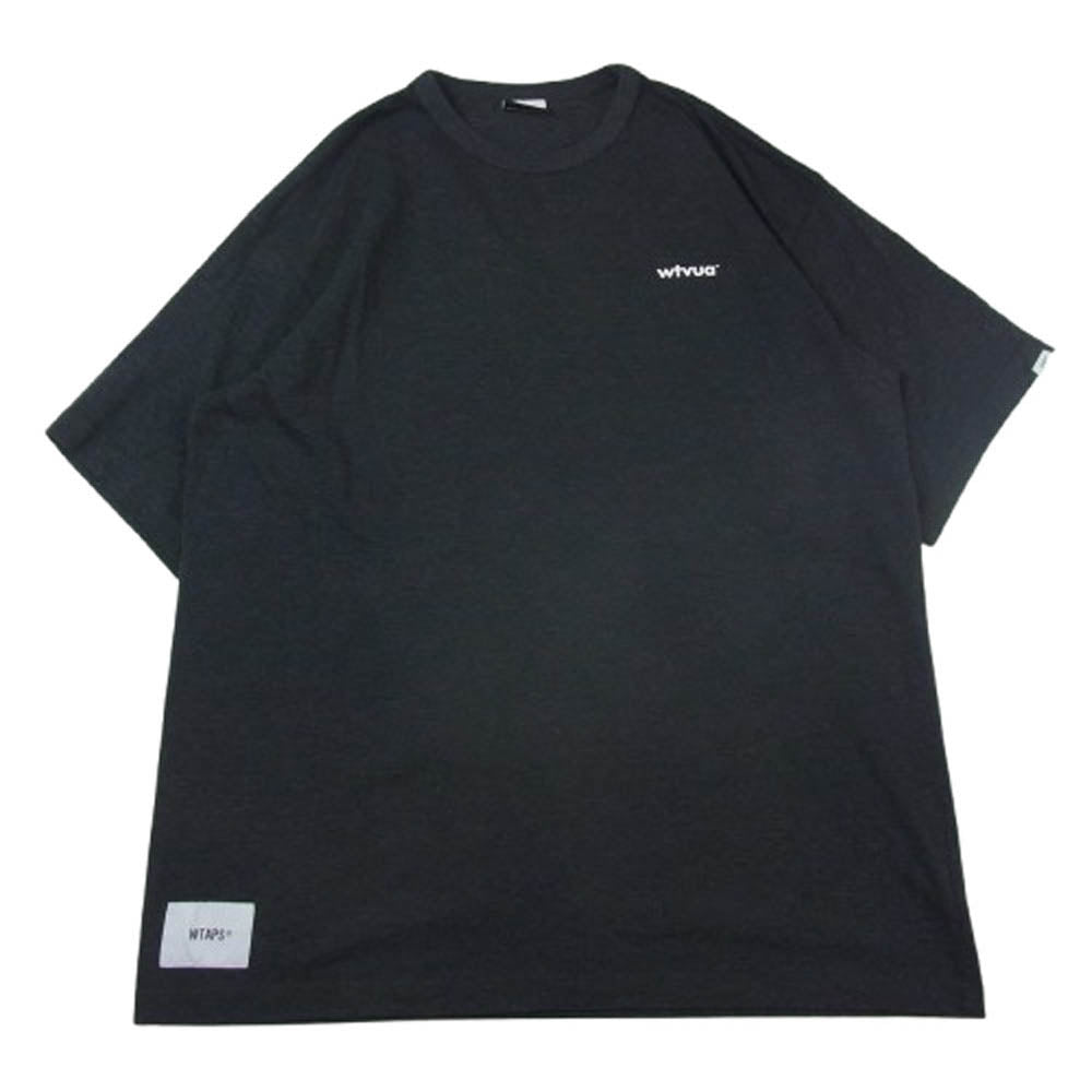 WTAPS ダブルタップス 20SS 201ATDT-CSM11 INDUSTRY DESIGN SS 04 TEE COPO インダストリー プリント クルーネック 半袖 Tシャツ チャコール系 03【中古】