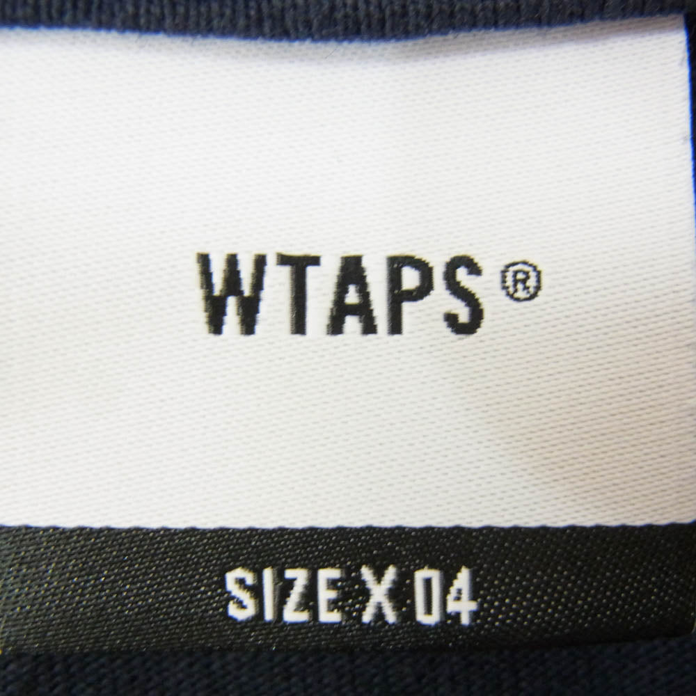 WTAPS ダブルタップス 23SS SS/COTTON/NAVY Urban Territory Tee アーバンテリトリー ロゴプリント クルーネック 半袖 Tシャツ ネイビー系 X04【中古】