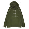 NEIGHBORHOOD ネイバーフッド 19AW 192FPNH-CSM10 SRL.BIO/C-HOODED.LS バイオ プリント プルオーバ― パーカー フーディー カーキ系 L【中古】