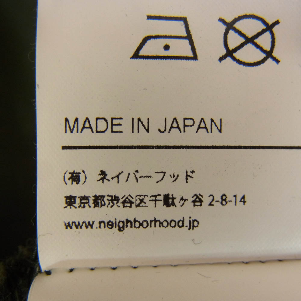 NEIGHBORHOOD ネイバーフッド 19AW 192FPNH-CSM10 SRL.BIO/C-HOODED.LS バイオ プリント プルオーバ― パーカー フーディー カーキ系 L【中古】