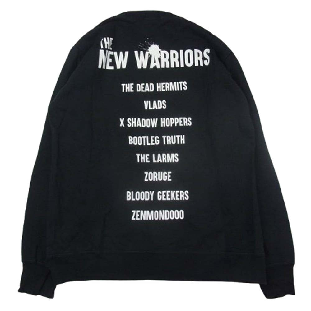 UNDERCOVER アンダーカバー 19SS UCW4891-1 THE NEW WARRIORS プリント スウェット ブラック系 3【中古】