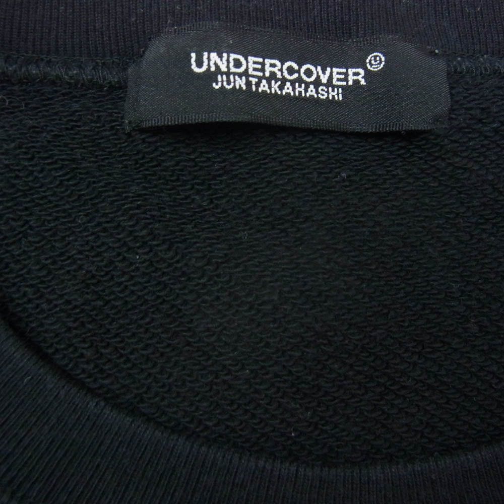 UNDERCOVER アンダーカバー 19SS UCW4891-1 THE NEW WARRIORS プリント スウェット ブラック系 3【中古】