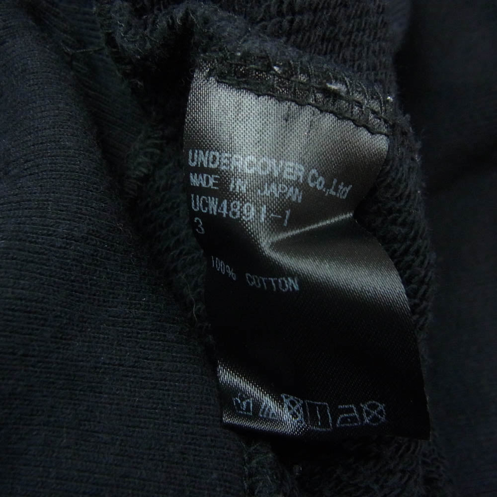 UNDERCOVER アンダーカバー 19SS UCW4891-1 THE NEW WARRIORS プリント スウェット ブラック系 3【中古】