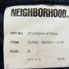 NEIGHBORHOOD ネイバーフッド 21AW 212AQNH-PTM04 CORD.BAGGY/C-PT バギー コーデュロイパンツ ネイビー系 S【中古】