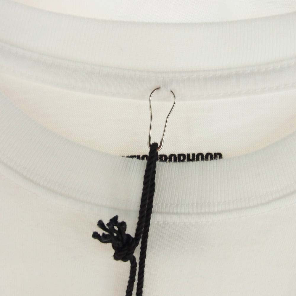 NEIGHBORHOOD ネイバーフッド 22AW 222PCNH-ST01 NH TEE-1 SS ロゴプリント クルーネック 半袖 Tシャツ ホワイト系 L【新古品】【未使用】【中古】