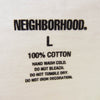 NEIGHBORHOOD ネイバーフッド 22AW 222PCNH-ST01 NH TEE-1 SS ロゴプリント クルーネック 半袖 Tシャツ ホワイト系 L【新古品】【未使用】【中古】