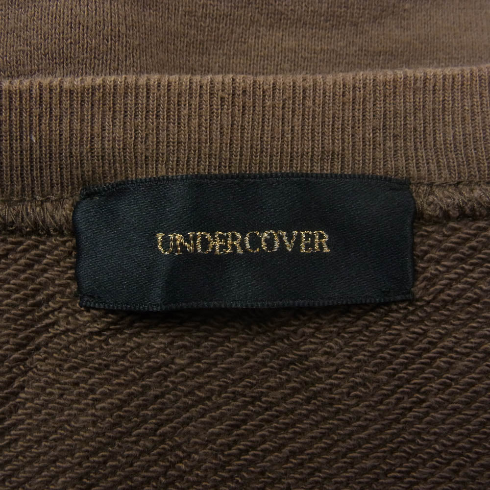 UNDERCOVER アンダーカバー 17AW UCT4892-5 NOTICE プリント スウェット ブラウン系 3【中古】