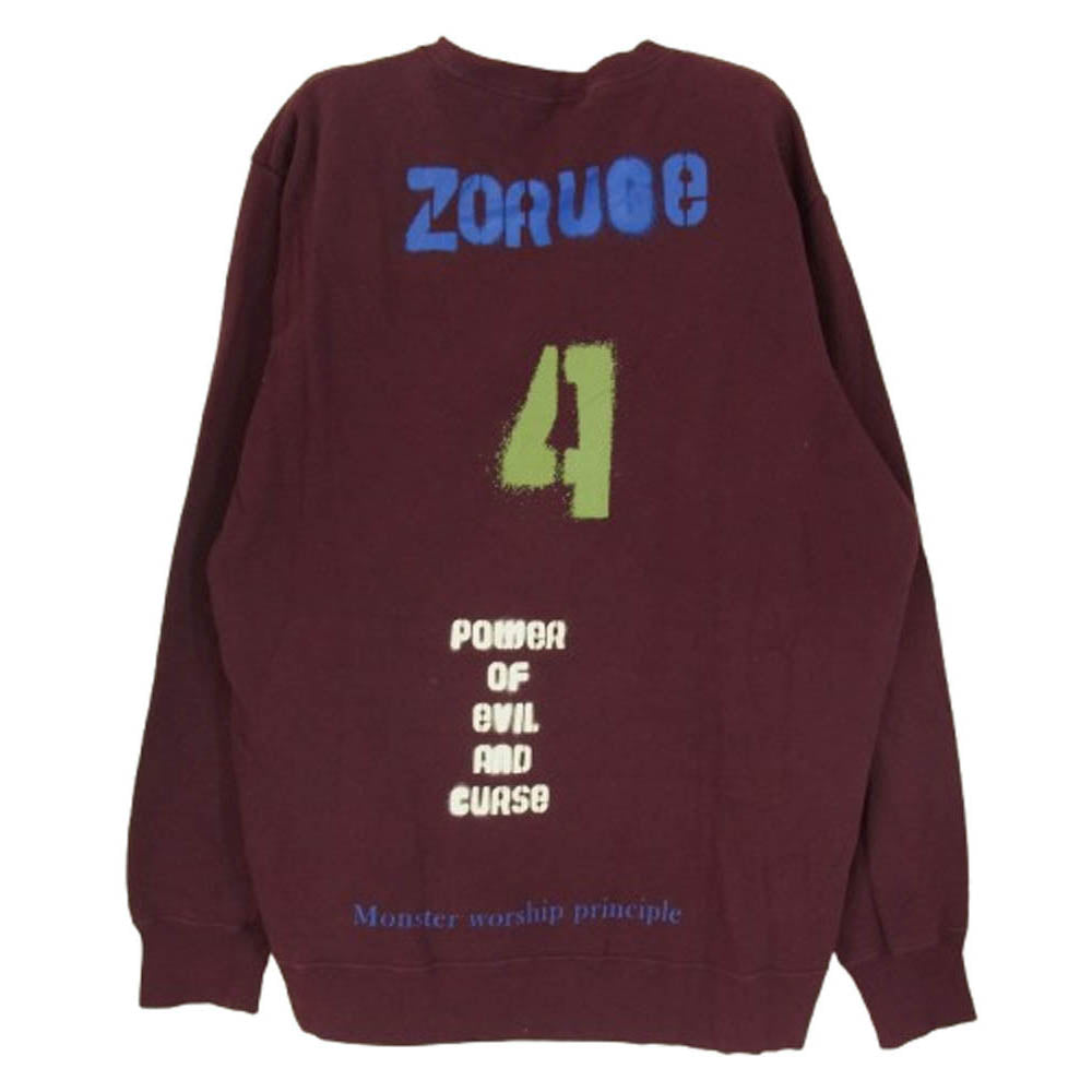 UNDERCOVER アンダーカバー 19SS UCW4891-2 ZORUGE クルーネック スウェット エンジ系 3【中古】