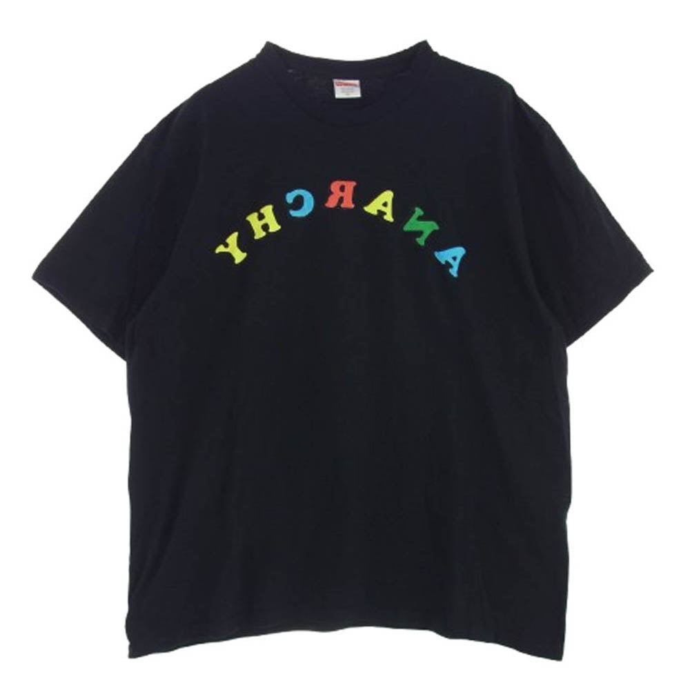Supreme シュプリーム 21SS Jamie Reid Anarchy Tee ジェイミー リード アナーキー半袖 Tシャツ ブラック系 XL【中古】
