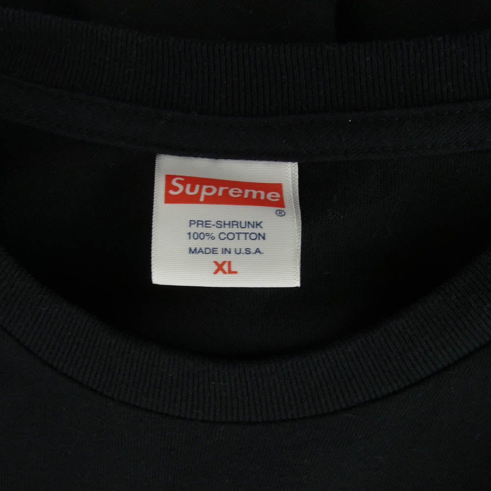 Supreme シュプリーム 21SS Jamie Reid Anarchy Tee ジェイミー リード アナーキー半袖 Tシャツ ブラック系 XL【中古】