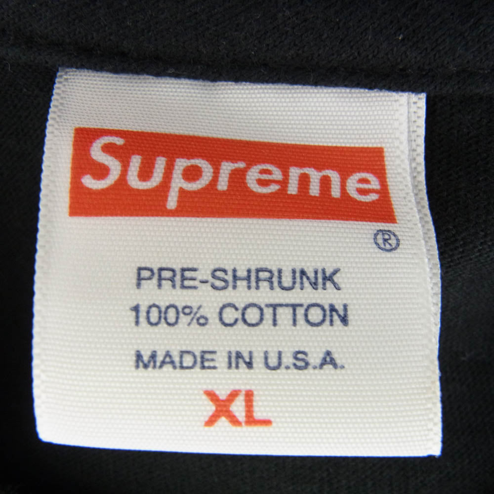 Supreme シュプリーム 21SS Jamie Reid Anarchy Tee ジェイミー リード アナーキー半袖 Tシャツ ブラック系 XL【中古】