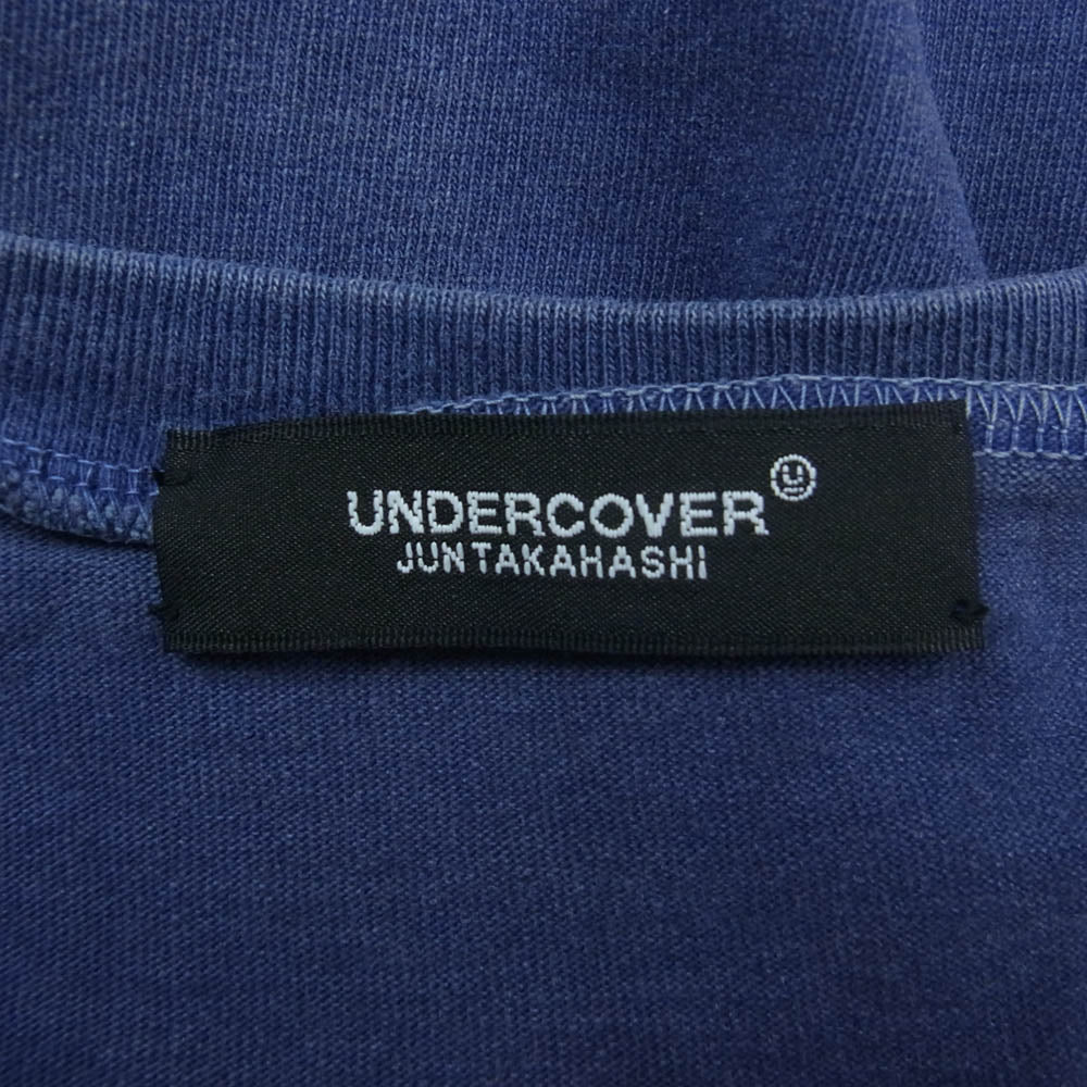 UNDERCOVER アンダーカバー 19SS UCW4814 TEE ZORUGE プリント 半袖 Tシャツ ネイビー系 4【中古】