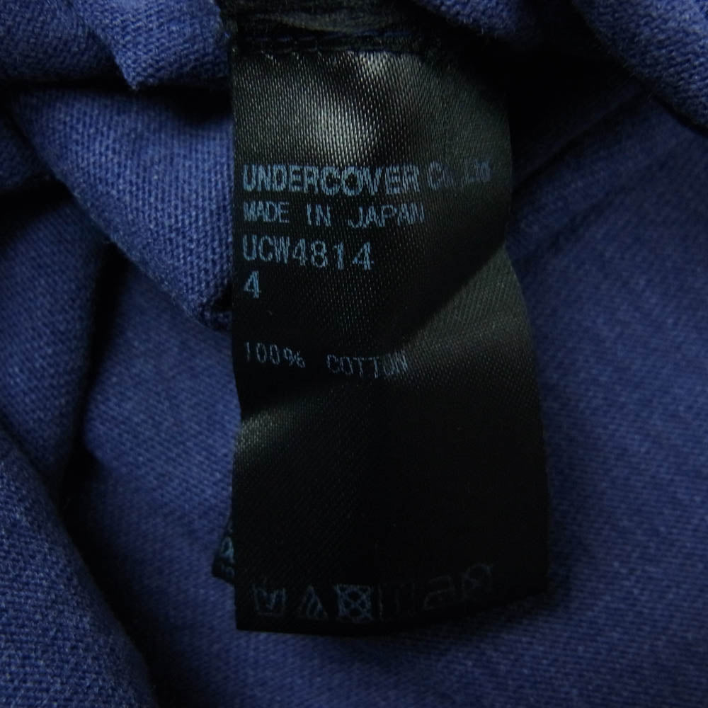 UNDERCOVER アンダーカバー 19SS UCW4814 TEE ZORUGE プリント 半袖 Tシャツ ネイビー系 4【中古】