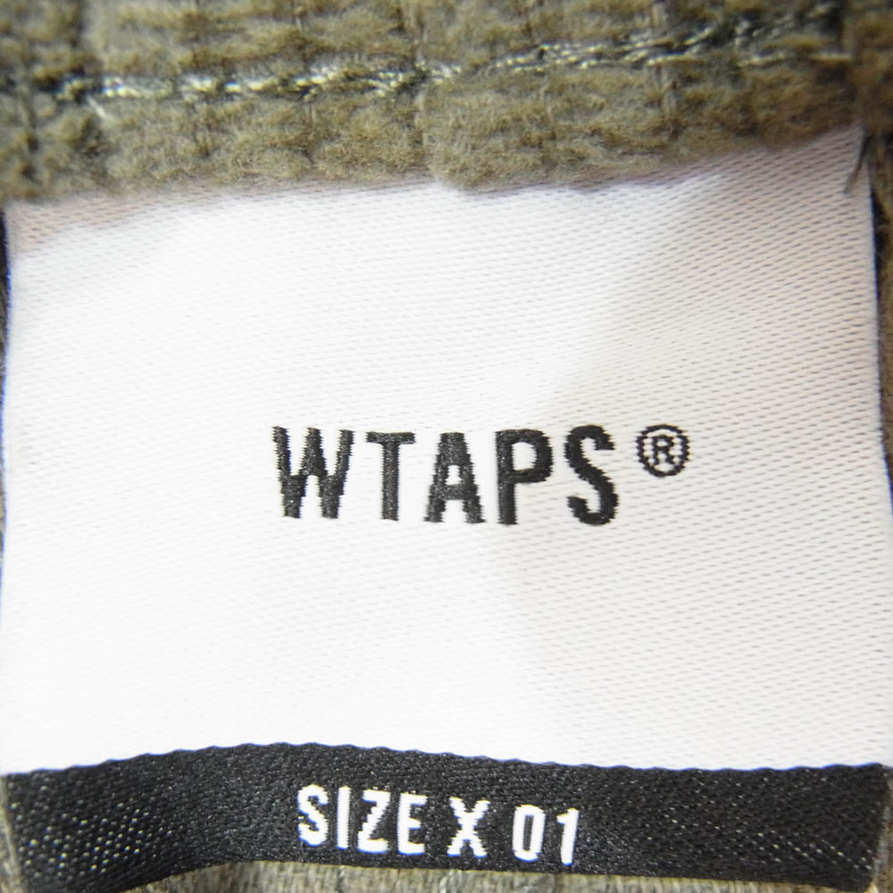 WTAPS ダブルタップス 20AW 202BRDT-PTM04 CHEF TROUSERS COTTON CORDUROY シェフ トラウザー コーデュロイ パンツ カーキ系 X01【中古】