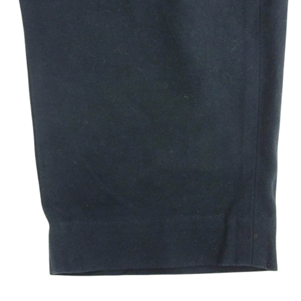 WTAPS ダブルタップス 20AW 202WVDT-PTM03 TUCK TROUSERS COTTON FLANNEL コットンフランネル タック トラウザー パンツ ネイビー系 X 01【中古】