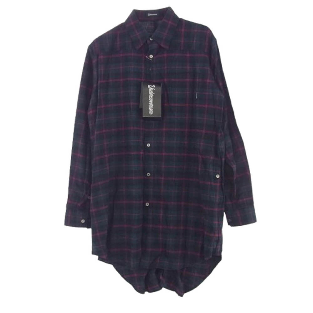 UNDERCOVER アンダーカバー 22SS UI2B4402 コットン CK後パッカリング ロング シャツ グリーン系 2【中古】