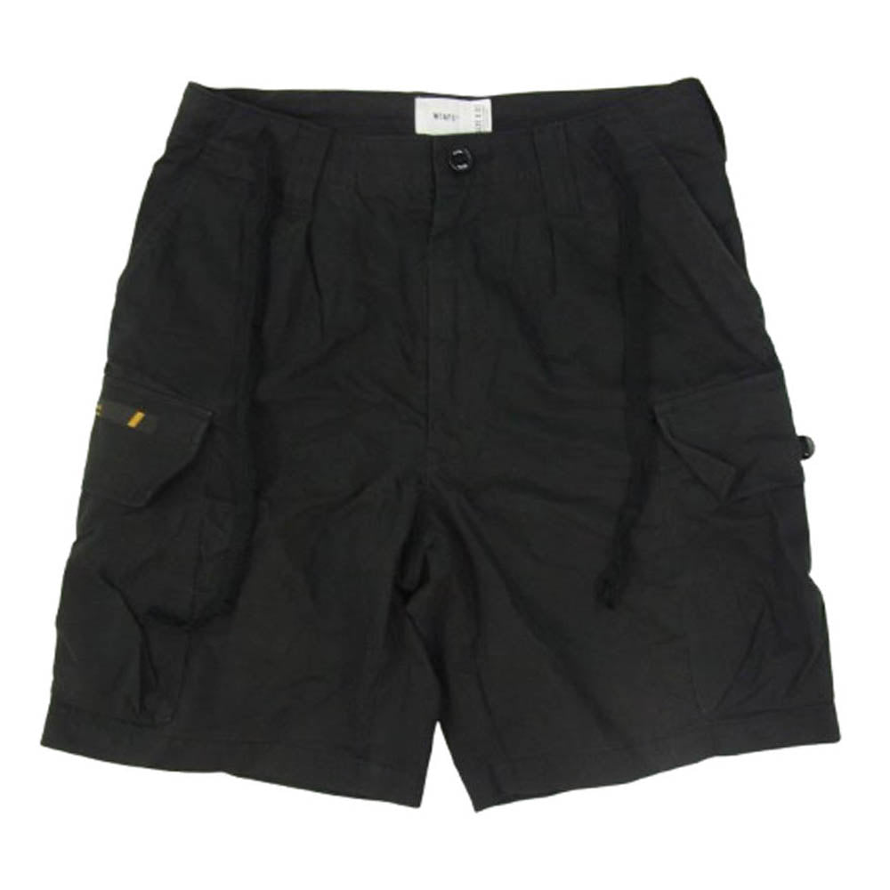 WTAPS ダブルタップス 21SS 211WVDT-PTM05 JUNGLE COUNTRY SHORTS OLVEDRAB ジャングル カントリー ショーツ ハーフパンツ ブラック系 X01【中古】