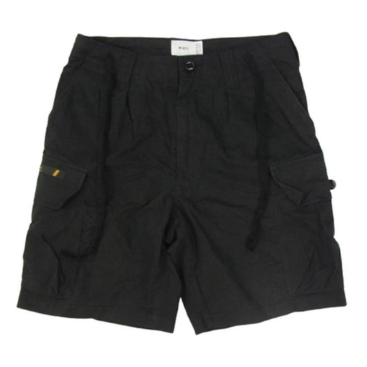 WTAPS ダブルタップス 21SS 211WVDT-PTM05 JUNGLE COUNTRY SHORTS OLVEDRAB ジャングル カントリー ショーツ ハーフパンツ ブラック系 X01【中古】