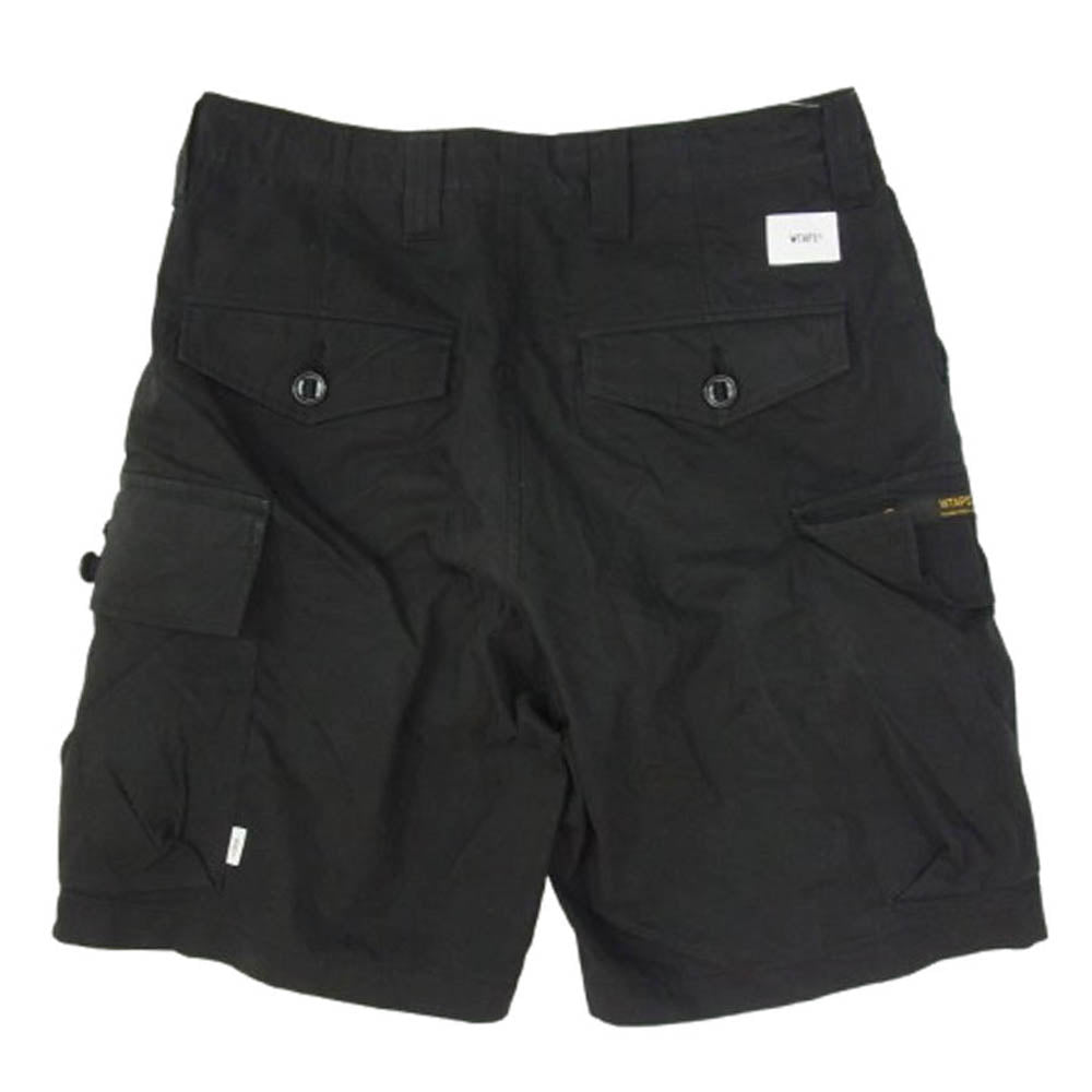WTAPS ダブルタップス 21SS 211WVDT-PTM05 JUNGLE COUNTRY SHORTS OLVEDRAB ジャングル カントリー ショーツ ハーフパンツ ブラック系 X01【中古】