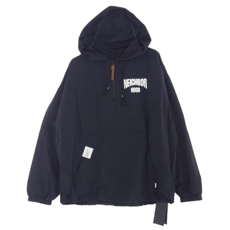 NEIGHBORHOOD ネイバーフッド 23SS 231TSNH-JKM03 ANORAK JACKET アノラックジャケット ブラック系 L【美品】【中古】