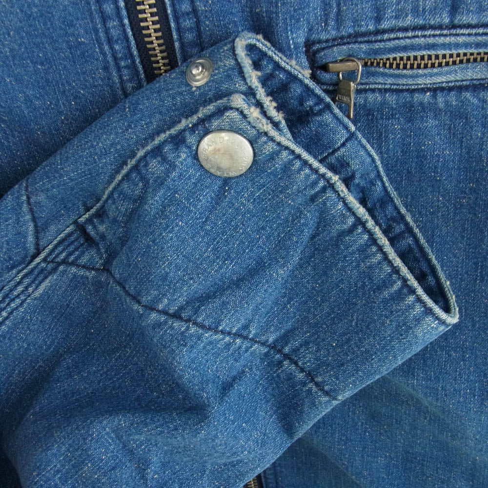 WTAPS ダブルタップス 19SS 191WVDT-JKM01 ACE JACKET INDIGO エース デニムジャケット インディゴブルー系 4【中古】