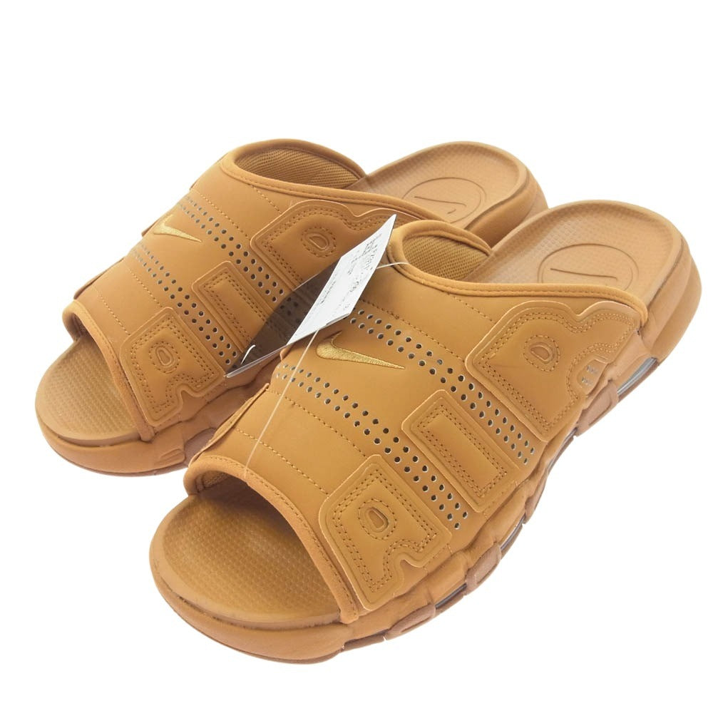 NIKE ナイキ FZ3113-200 Air More Uptempo Slide Flax エアモアアップテンポ スライド フラックス サンダル ブラウン系 31cm【新古品】【未使用】【中古】