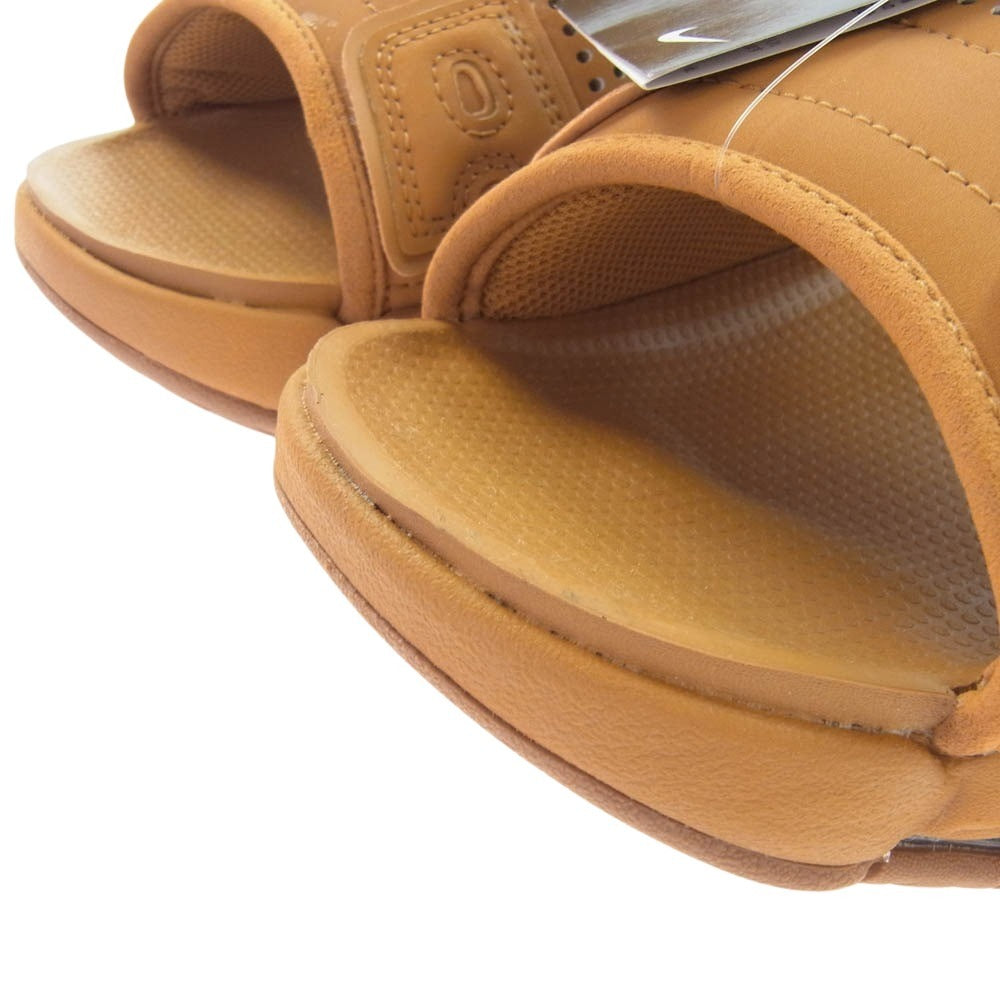 NIKE ナイキ FZ3113-200 Air More Uptempo Slide Flax エアモアアップテンポ スライド フラックス サンダル ブラウン系 31cm【新古品】【未使用】【中古】