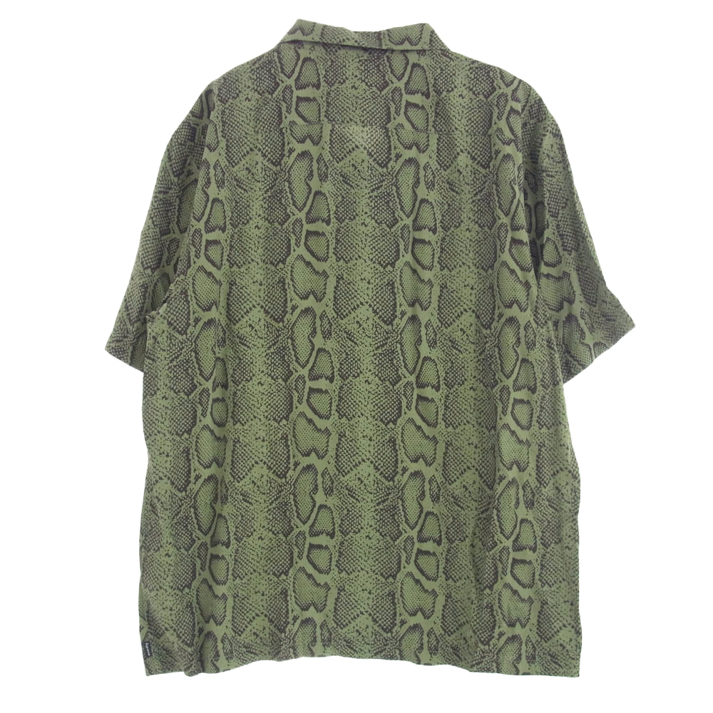 Supreme シュプリーム 24SS Snake SS Shirt スネーク 半袖 Tシャツ グリーン系 L【新古品】【未使用】【中古】