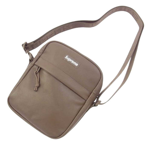 Supreme シュプリーム 24AW Leather Shoulder Bag brown ブラウン系【新古品】【未使用】【中古】