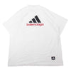 BALENCIAGA バレンシアガ 23SS 731769 TNVA6 ADIDAS アディダス ロゴ デザイン オーバーサイズ 半袖 Tシャツ ホワイト系 3【中古】