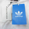 BALENCIAGA バレンシアガ 23SS 731769 TNVA6 ADIDAS アディダス ロゴ デザイン オーバーサイズ 半袖 Tシャツ ホワイト系 3【中古】