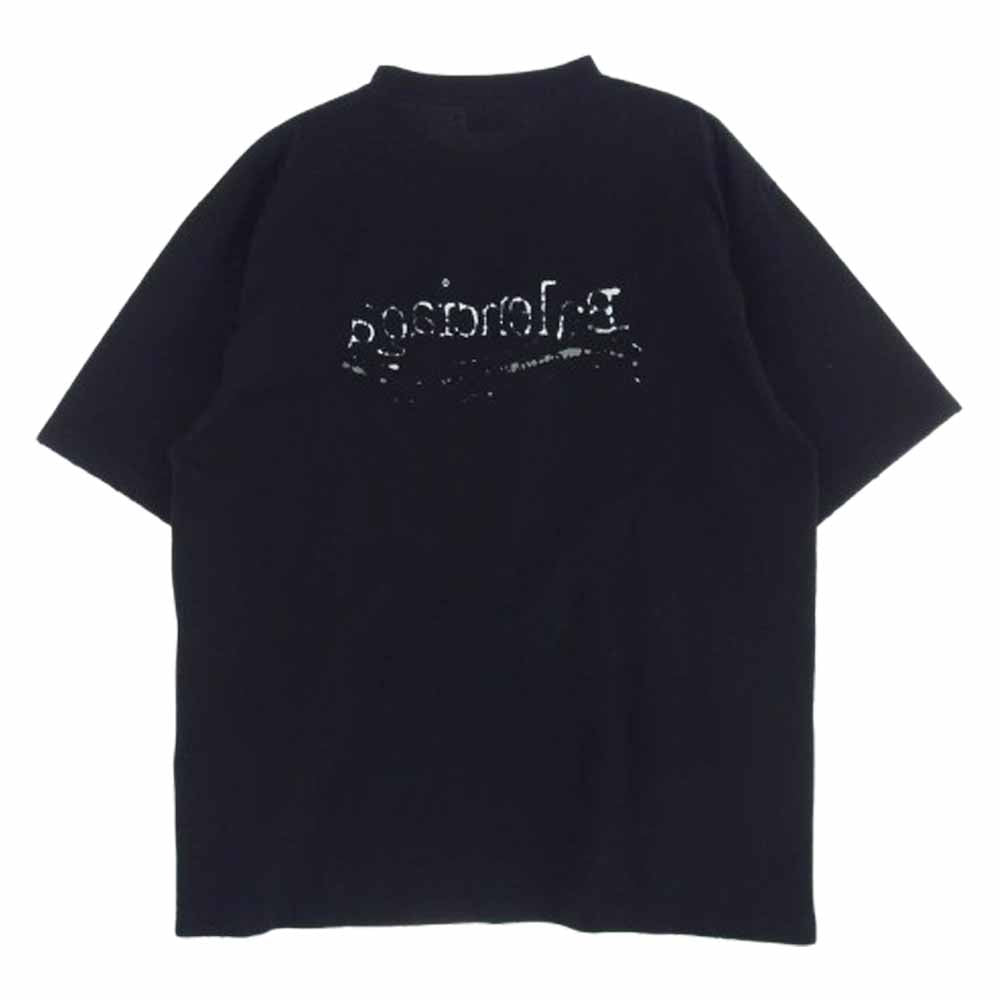 BALENCIAGA バレンシアガ 23AW 641655 TNVE7 Large Fit Tee ラージ フィット ロゴプリント 半袖 Tシャツ ブラック ブラック系 M【中古】