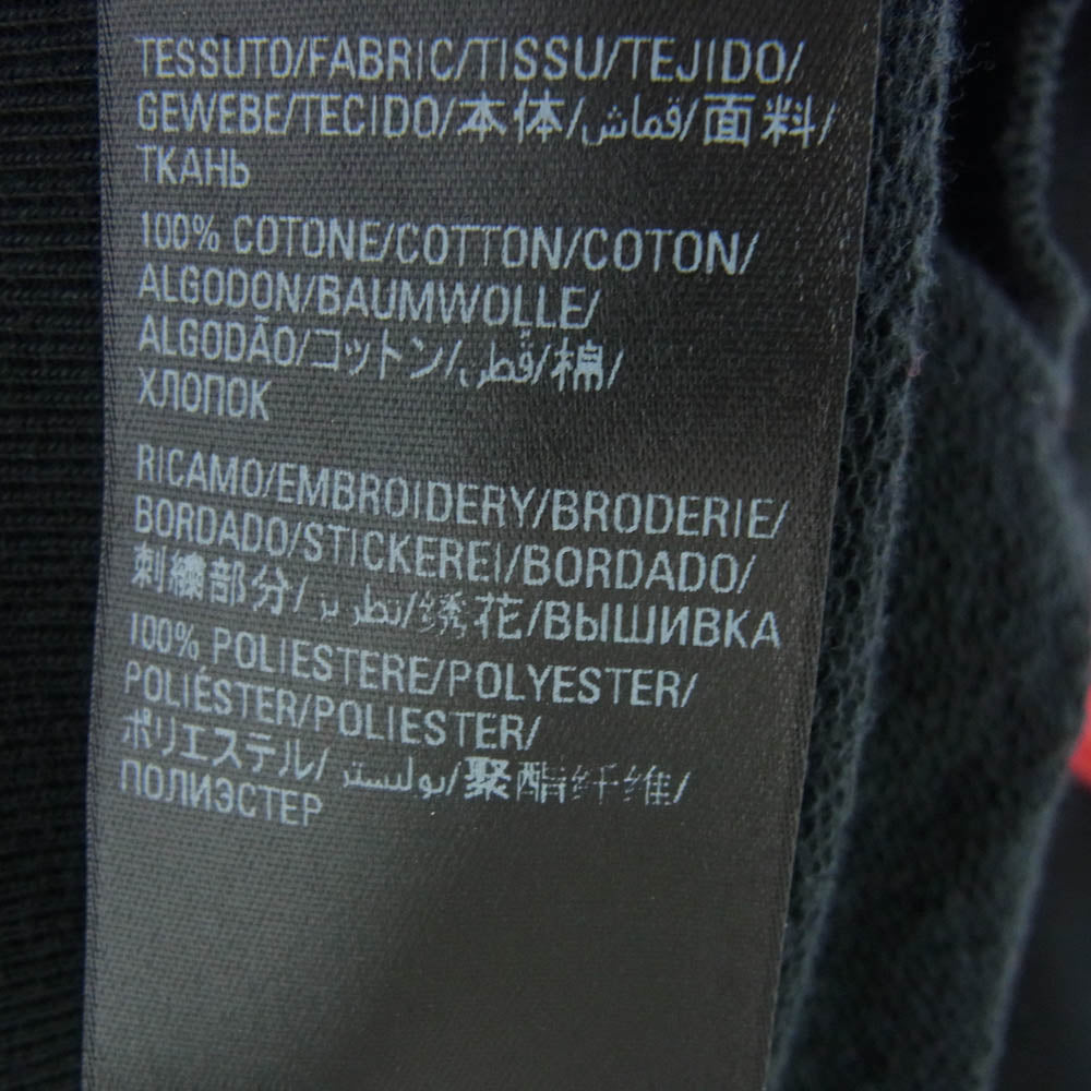 BALENCIAGA バレンシアガ 23AW 715001 TNVA8 adidas Hoodie Large Fit アディダス ロゴ刺繍 ダメージ加工 プルオーバー パーカー ブラック系 S【中古】
