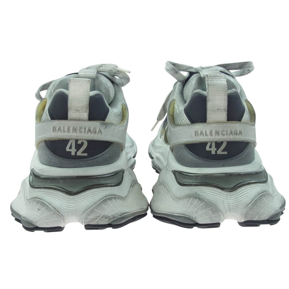 BALENCIAGA バレンシアガ 24SS 785754 CARGO カーゴ ヴィンテージ加工 スニーカー グレー系 42【中古】