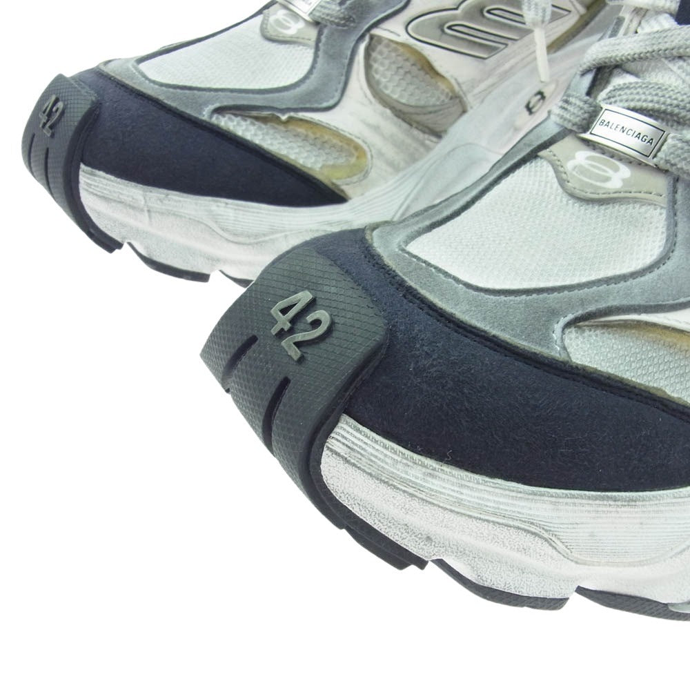 BALENCIAGA バレンシアガ 24SS 785754 CARGO カーゴ ヴィンテージ加工 スニーカー グレー系 42【中古】